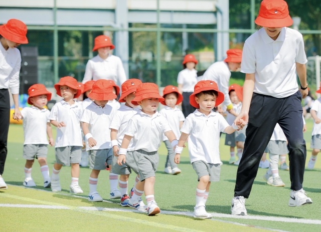 深圳幼儿园,小小运动员入场